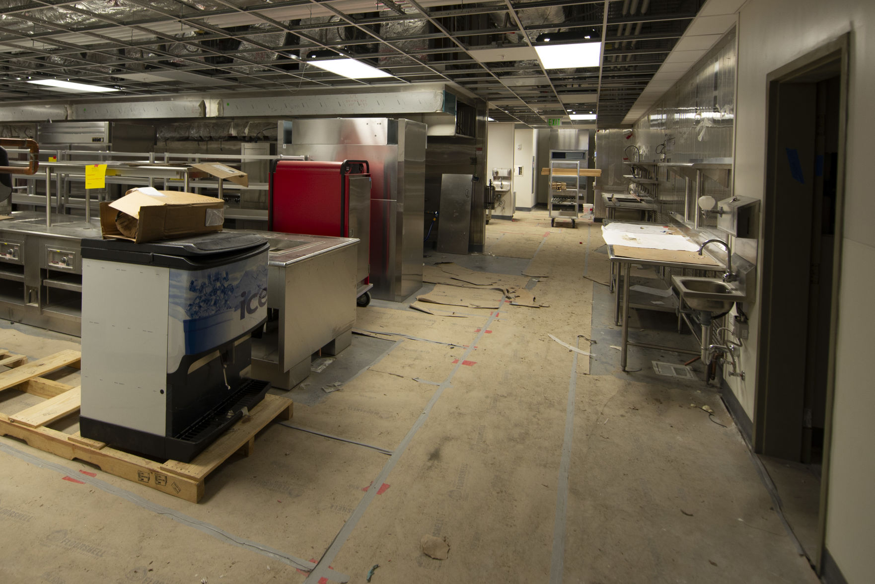 Kitchen near ballroom, UT Student Union Tour - August 7, 2018